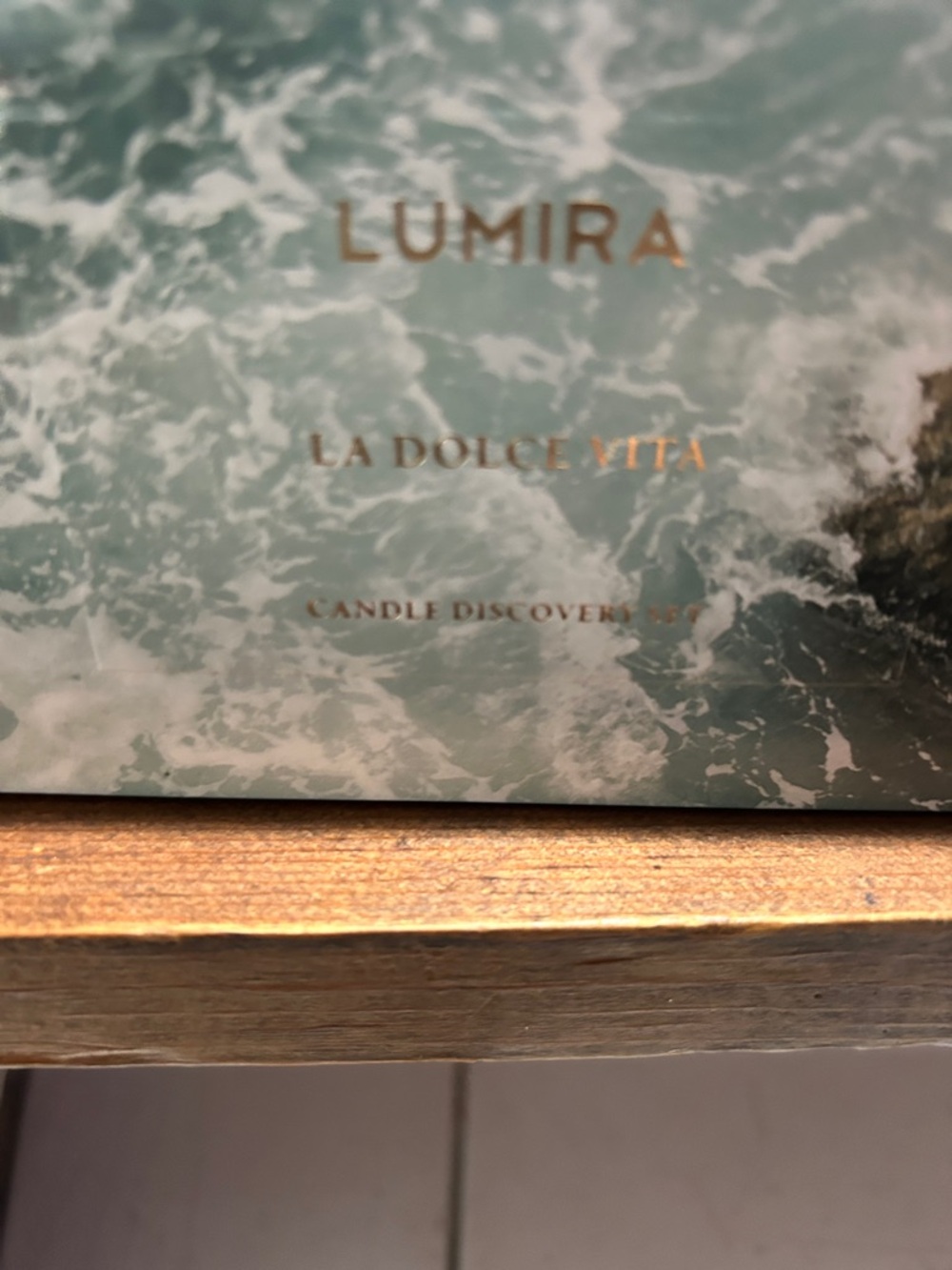 Lumira La Dolce Vita Candle Discovery Set - Aqua Teal